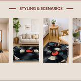 Contemporary Elegant Circular Motif(Black)