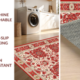 Elegant Vintage Trellis Design(Red)