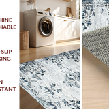 Artistic Abstract Floral Motif(Gray)