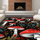 Contemporary Earthy Floral(Red)