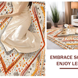 Vibrant Vintage Geometric Flair(Orange)