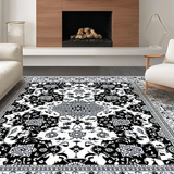 Stylish Abstract Symmetrical Motif(Black)