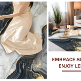 Minimalist Abstract Swirl Artistry(Black)