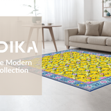 Charming Colorful Diamond Lattice(Yellow)
