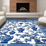 Charming Traditional Floral Trellis Style(Blue)