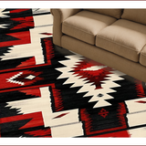 Vibrant Arrow Geometric Motif(Red)