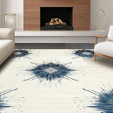 Artistic Abstract Circle Arrangement(Blue)