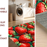 Vibrant Retro Strawberry Motif(Red)