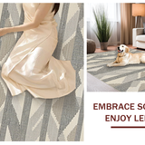 Artisan Crafted Diamond Motif(Beige)