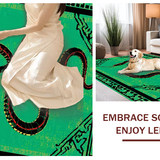 Elegant Green Geometric Serpent Theme(Green)