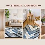 Timeless Herringbone Motif Fusion(Gray)