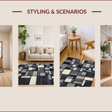 Rustic Modern Diamond Motif(Gray)