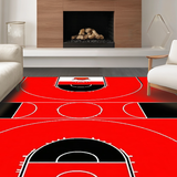 Dynamic Court Inspired Graphic Style(Red)