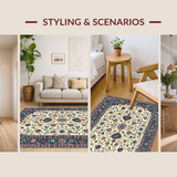 Luxurious Cream Floral Aesthetic(Beige)