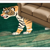 Artistic Ethnic Tiger Motif(Green)