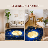 Whimsical Starry Night Motif(Blue)