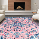 Contemporary Blue Tones Design(Pink)