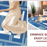 Marble Swirl Abstract Wool(Blue)