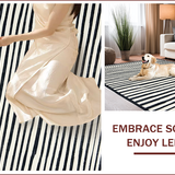 Chic Zebra Striped Aesthetic(Black)