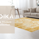 Whimsical Ogee Print Appeal(Beige)