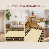 Sleek Minimalist Tiled Geometric Look(Beige)