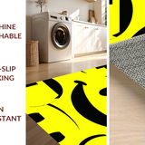 Eclectic Cheerful Face Design Element(Yellow)