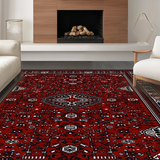 Elegant Symmetrical Geometric Arrangement(Red)