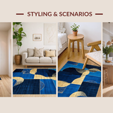 Minimalist Graphic Wave Expression(Blue)