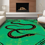 Elegant Green Geometric Serpent Theme(Green)