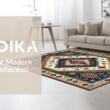 Stylish Modern Patterned Composition(Blue)