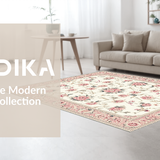 Dynamic Bright Floral Geometry(Ivory)