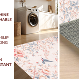 Whimsical Petal and Avian Fusion(Beige)