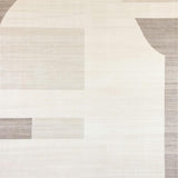 Minimalist Beige Semi Circle Kitchen With Design(Beige)