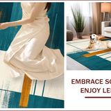 Rustic Earthy Tones with Modern Flair(Blue)
