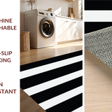 Modern Classic Symmetrical Stripes(Black)