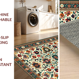 Chic Colorful Retro Motif(Ivory)