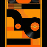 Retro Music Vinyl Aesthetic(Orange)