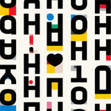 Contemporary Minimalist Text(Black)