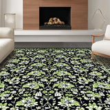 Minimalist Black and White Flora(Black)