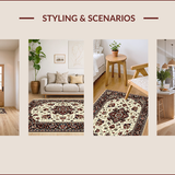 Traditional Floral Area(White)