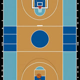 Bold Graphic Sports Surface(Brown)
