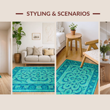 Eclectic Vibrant Artistic Design(Blue)