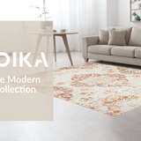Whimsical Floral Ogee Design(Ivory)