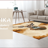 Animal Print Accent for Rustic Decor(Beige)