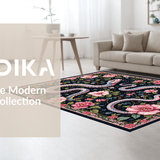 Unique Monochrome Flower Art(Black)