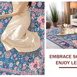 Artful Mixed Hue Textile Design(Blue)