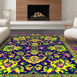 Striking Earthy Multicolor Swirls(Purple)