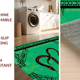 Elegant Green Geometric Serpent Theme(Green)