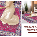 Luxurious Texture Modern Motif(Red)