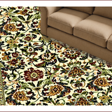 Transitional Floral Paisley(Beige)